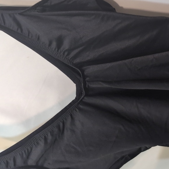 NWT black Miraclesuit Twisted Sister Esmerlda 1 piece swimsuit size 12 - Picture 7 of 8